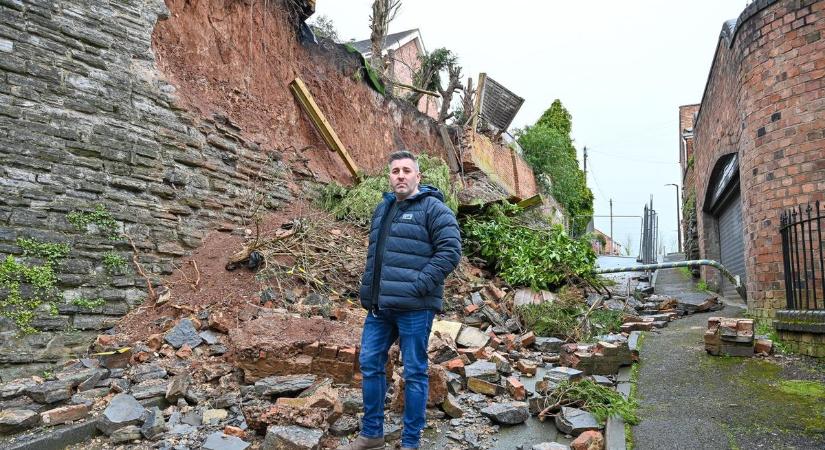 Az önkormányzat mossa kezeit: 185 milliós számlát nyújthatnak be egy férfinak, mert egy régi várfal összeomlott a háza közelében az esőzés miatt
