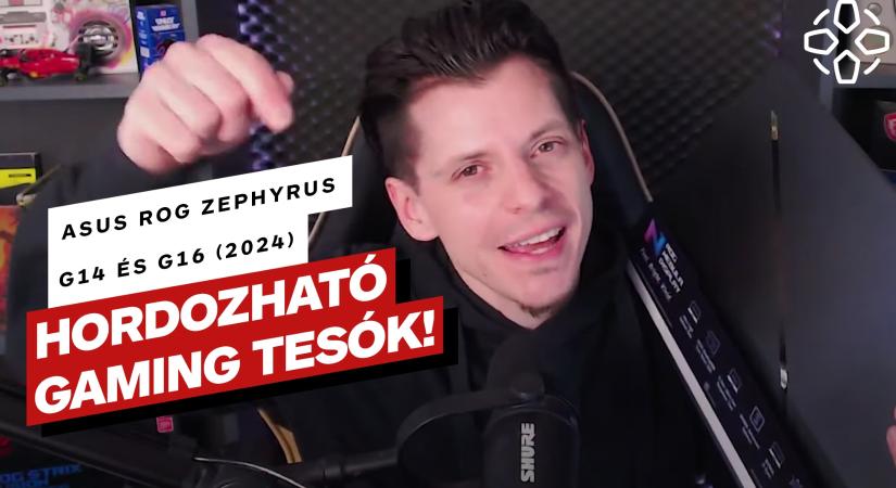 VIDEÓ: Hordozható gaming tesók - Bemutatjuk az ASUS ROG Zephyrus G14-et és G16-ot (2024)