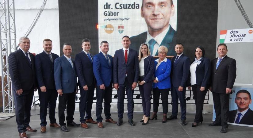 Dr. Csuzda Gábor a Fidesz-KDNP ózdi polgármester-jelöltje