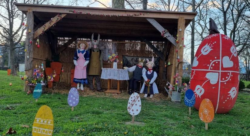 Összefogással készültek el a baranyai települések húsvéti dekorációi - galéria