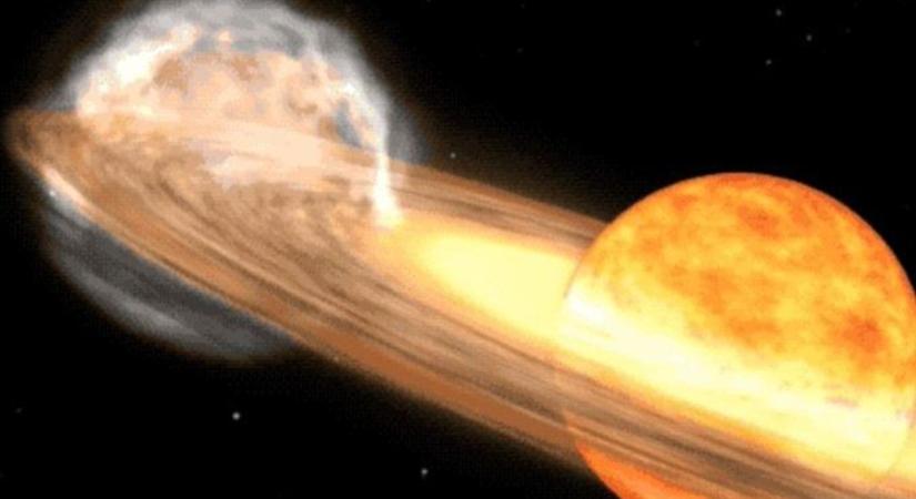Kozmikus robbanás során egy új fényes csillag jön létre, a Földről is látni lehet majd