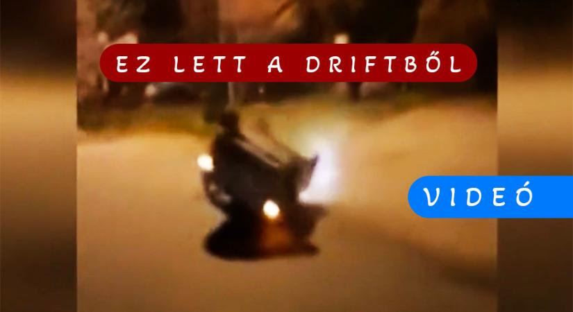 Driftelni akart, hatalmasat borult a kaposvári teherpályaudvaron egy sofőr
