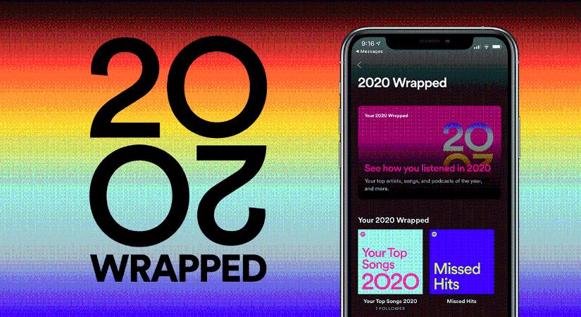Spotify 2020 Wrapped – itt az idei személyre szabott statisztika és toplista