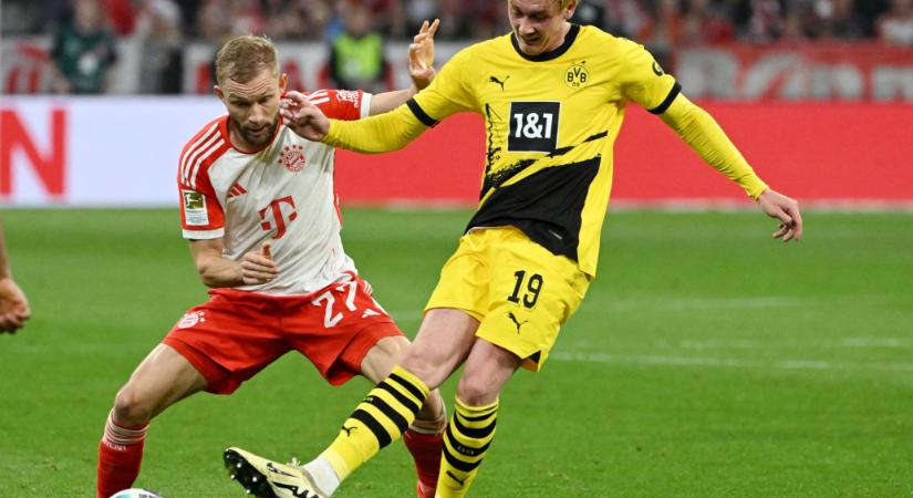 Két góllal győzött a Dortmund Münchenben, már 13 pont a Bayern hátránya