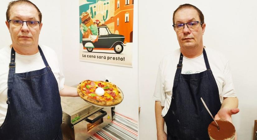Dr. Szabó József a pizza mellett szívesen készít más olasz ételeket