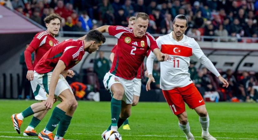 Töréses sérülés miatt kidőlt a magyar válogatott középső védője