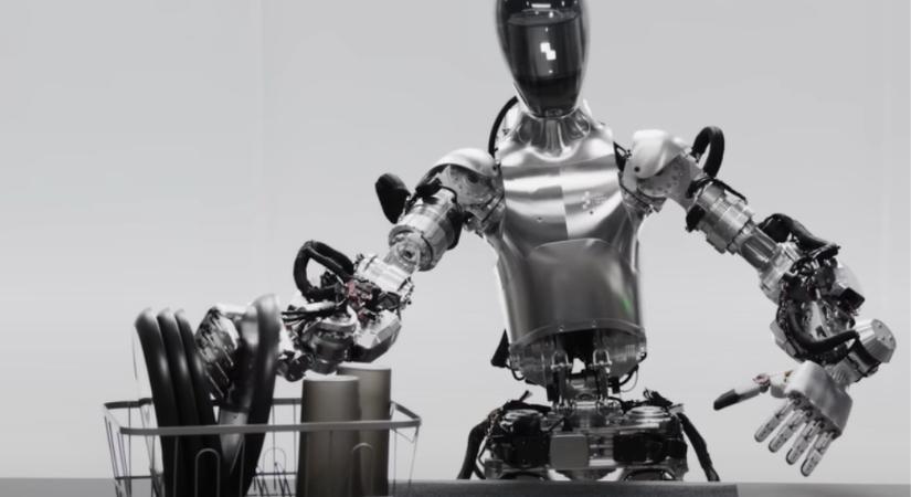 A Figure 01 humanoid robot beszél és szinte bármire képes