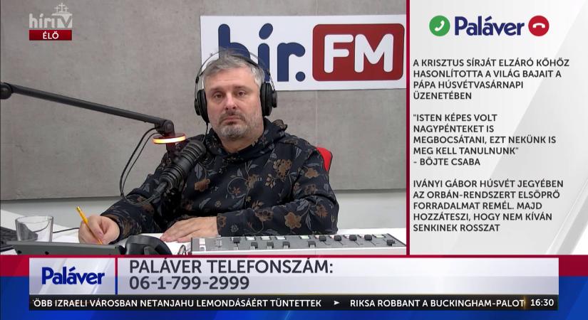 Paláver - Iványi Gábor húsvét jegyében az Orbán-rendszert elsöprő forradalmat remél  videó