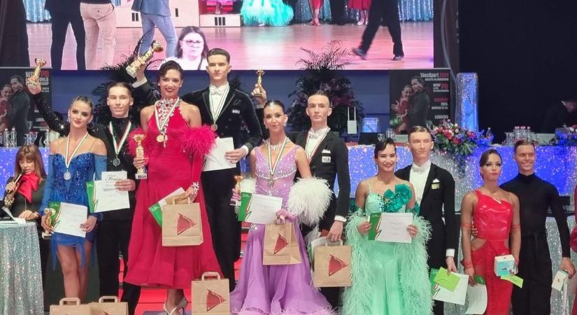 Magyar bajnokság: Három aranyérmet szereztek a szombathelyi Lorigo TSE táncosai