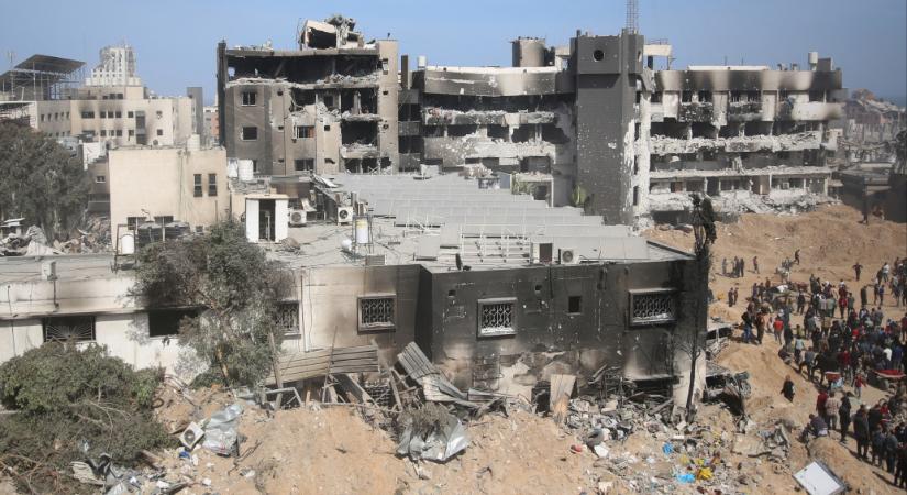 Az izraeli katonák kivonultak az al-Sifa kórházból, Netanjahut sérvvel műtötték