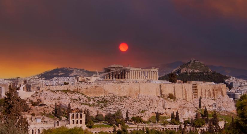 Sivatagi por és szokatlan meleg sújtja Görögországot
