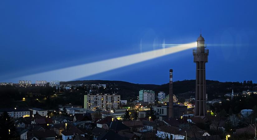 Közvilágítás korszerűsítése: Világítótoronnyá alakítják az egyik kéményt