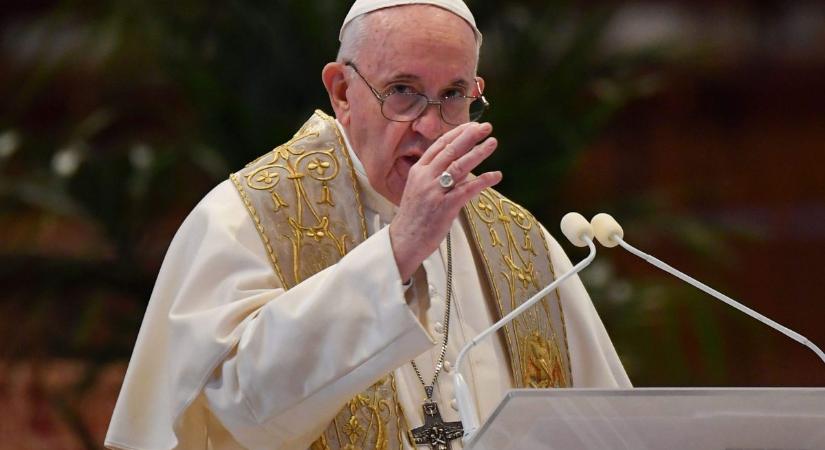 Ferenc pápa ismét békét sürgetett a világban