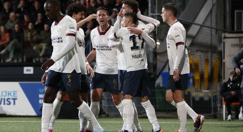 Eredivisie: idegenbeli győzelemmel javította a hétvégi vereségét a PSV Eindhoven