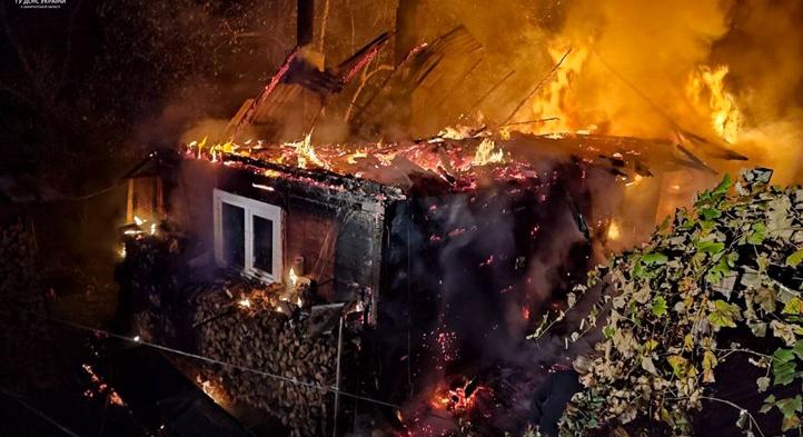 Leégett egy ház Kárpátalján