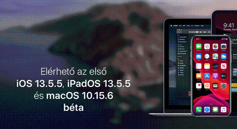 Elérhető az első iOS 13.5.5, iPadOS 13.5.5 és macOS Catalina 10.15.6 béta