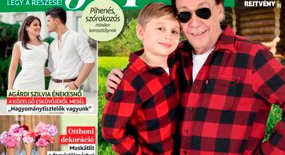 Fenyő Miklós összeöltözött unokájával a címlapon: Balázs vagány, mint a nagypapája
