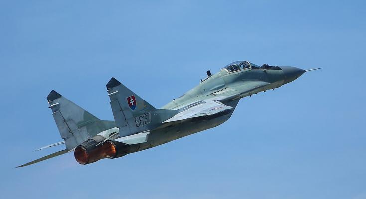Szlovákia már az összes MiG-29-es vadászgépét átadta Ukrajnának