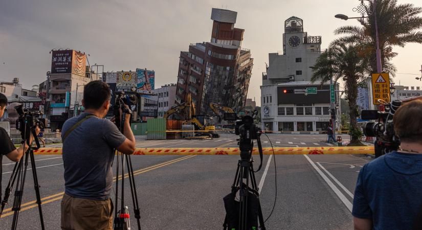 Hét hihetetlen videó a tajvani földrengésről