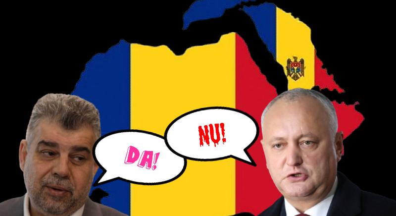 Marcel Ciolacu: A Moldovai Köztársaság egyesül Romániával! Igor Dodon: Nem!