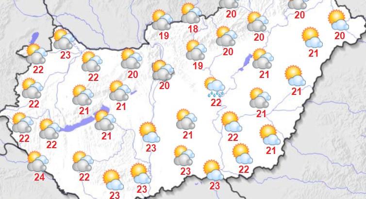 Időjárás: újra támad a nyár