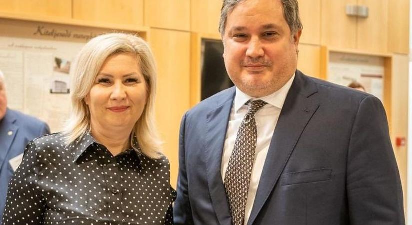 Lenkai Nóra, a Fidesz-KDNP polgármesterjelöltje Nagy Márton nemzetgazdasági miniszterrel találkozott