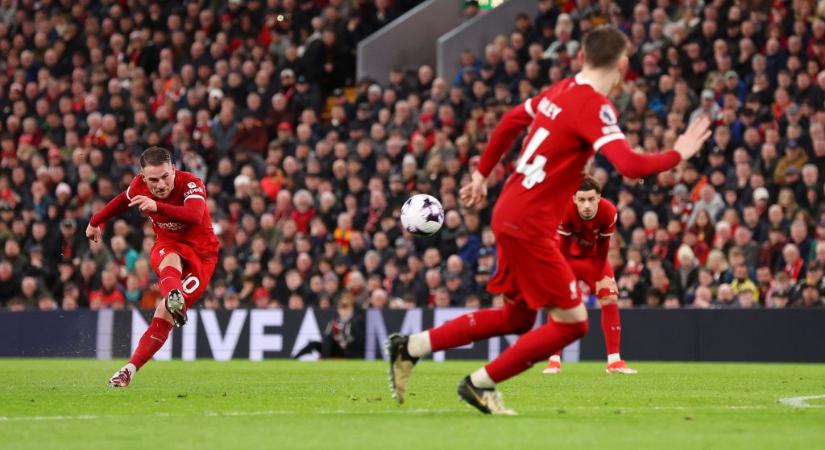 A Liverpool nagy szenvedés után egy őrült nagy góllal verte a sereghajtót