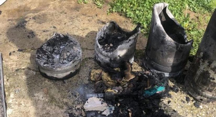 Két gázpalack is felhasadt a melléképülettűzben - körmendi tűzoltók is segédkeztek az oltásban - fotók