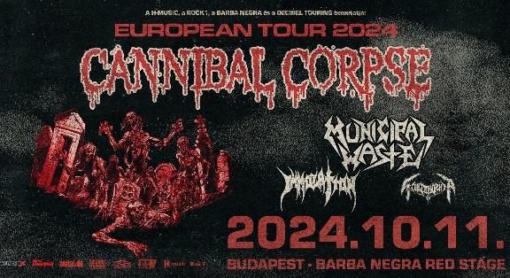 Októberben Budapestre jön a Cannibal Corpse