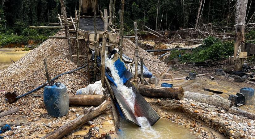Illegális aranybányászat miatti higanymérgezést észleltek egy őslakos brazíliai törzsnél