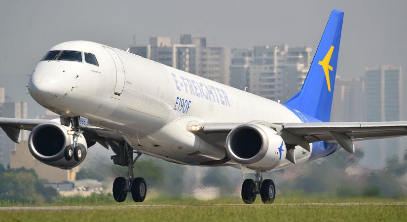 Felszállt az első áruszállítóvá alakított Embraer E190-es
