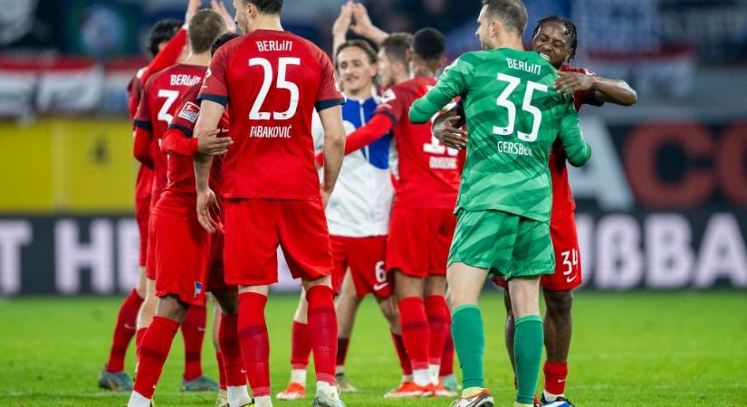 2. Bundesliga: hátrányból fordítva, gólgazdag meccset nyert meg idegenben a Hertha