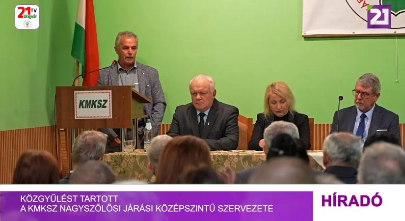 Közgyűlést tartott a KMKSZ Nagyszőlősi Járási Középszintű Szervezete (videó)