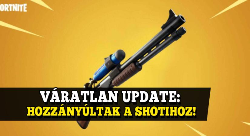 Fortnite frissítés: máris hozzányúlt az Epic a lootpoolhoz, változtattak a shotgunok ritkaságán!