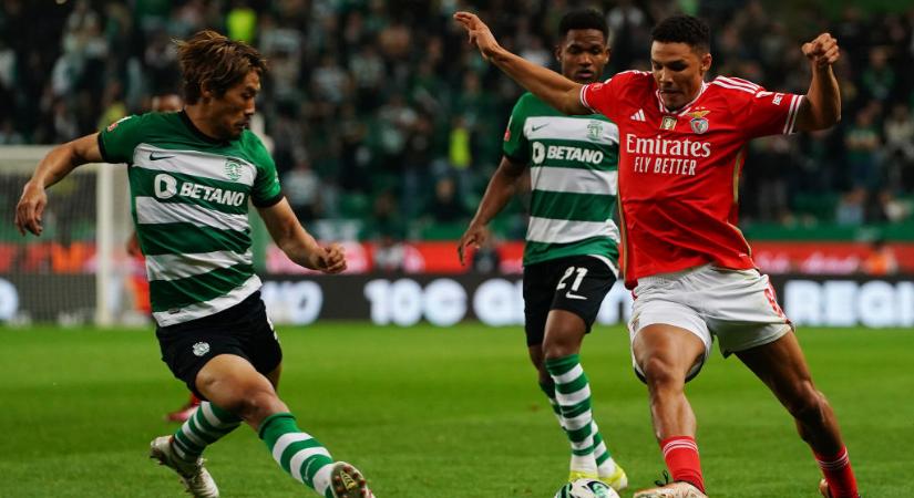 Liga Portugal: a Sporting CP a Benfica legyőzésével került közel a bajnoki címhez – videóval
