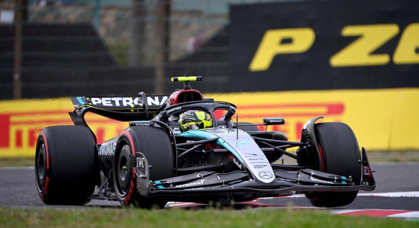 Hamilton megint szenvedett a Mercedes autójával