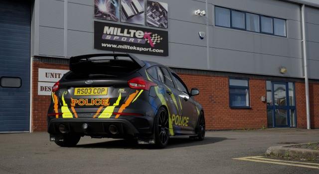 Tuningoltatja Ford Focus RS-ét a brit rendőrség