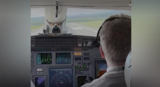 Videóra vették, ahogy hatalmas szélviharban landol egy kisrepülő Skóciában