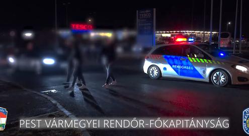 Március végéig kilenc illegális gyorsulási versenyt számolt fel a rendőrség Pest megyében