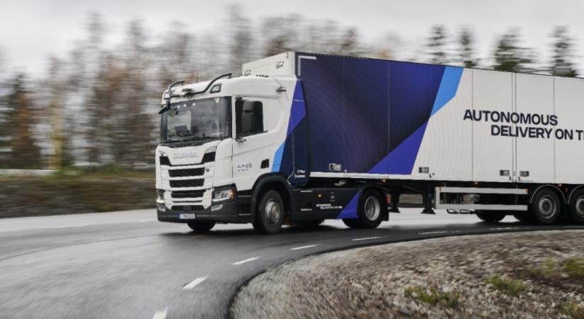 A Scania felgyorsítja az önvezetés elterjedését a logisztikai csomópontok közötti áruszállításban