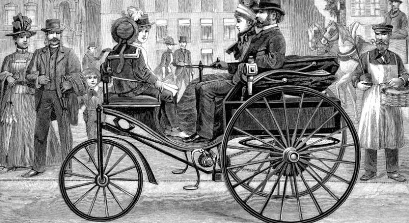 Az első női sofőr a harisnyakötőjével zabolázta meg az autóját
