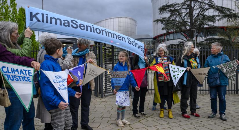 Idősebb svájci nők egy csoportja megnyerte az első éghajlati pert az Emberi Jogok Európai Bíróságán