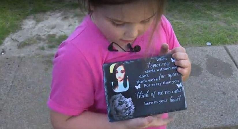 Egy 7 éves lány limonádét árul, hogy pénzt gyűjtsön 29 évesen elhunyt anyja sírjára