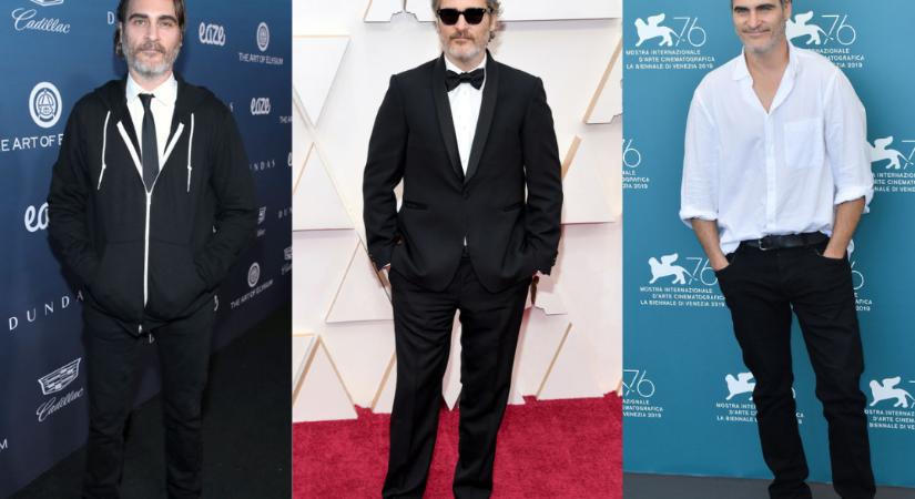 Joaquin Phoenix nem fél kilógni a sorból – a Joker sztárjának legizgalmasabb divatpillanatai