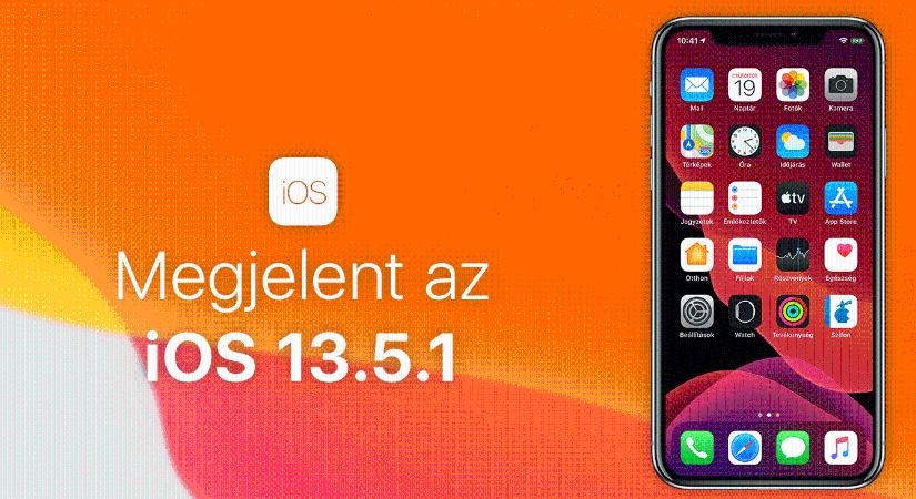 Megjelent az iOS 13.5.1 – fontos biztonsági frissítések