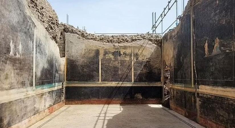 A trójai háború ihlette freskókkal díszített rendezvényteremre bukkantak Pompejiben