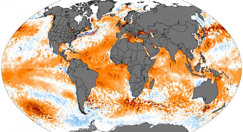 Több mint egy éve rekord melegek a Föld óceánjai