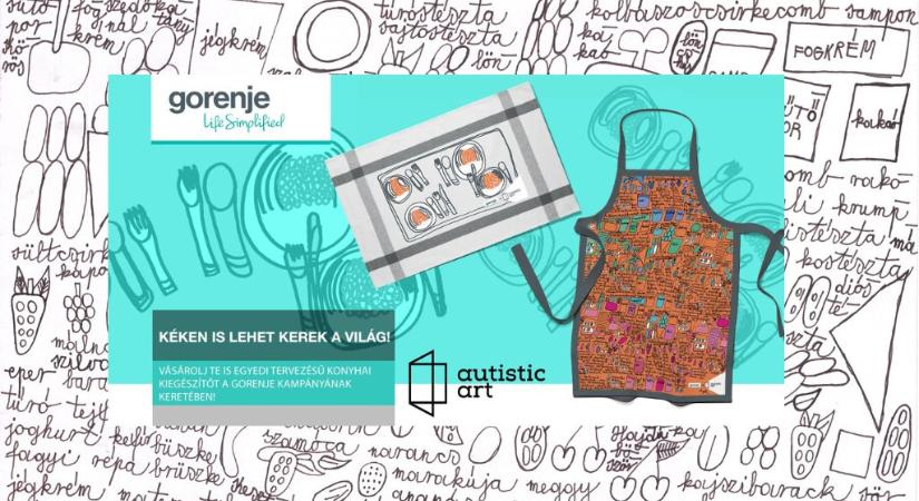Magyar autista művészek álmodtak különleges grafikákat konyhai kiegészítőkre