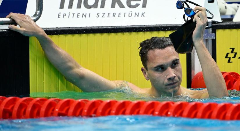 Milák Kristófot legyőzték az úszó országos bajnokságon