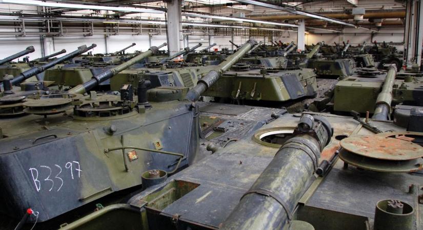 Rengeteg fegyvert exportált Németország Ukrajnába